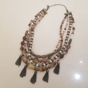Multi Strand Beaded Necklace - Premier Designs
